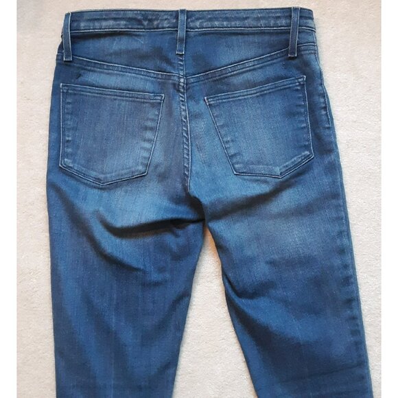 MOSSIMO High Rise Power Stretch Jegging Crop Jeans Medium Blue Size 4 - Picture 5 of 7